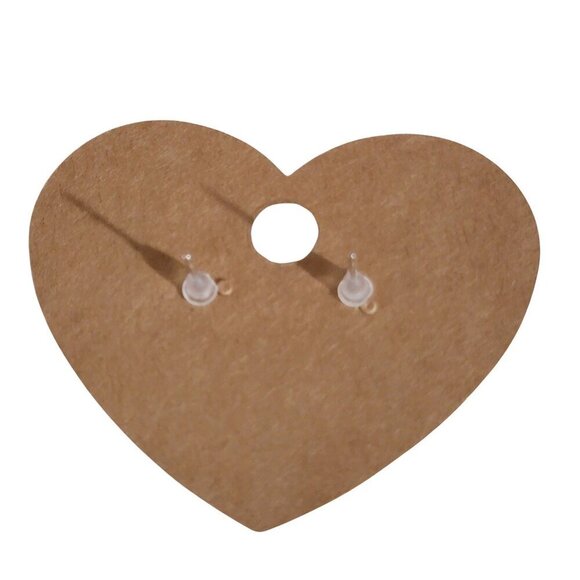 Barbie Pink Style Crystal Pierced Earrings - Picture 3 of 5